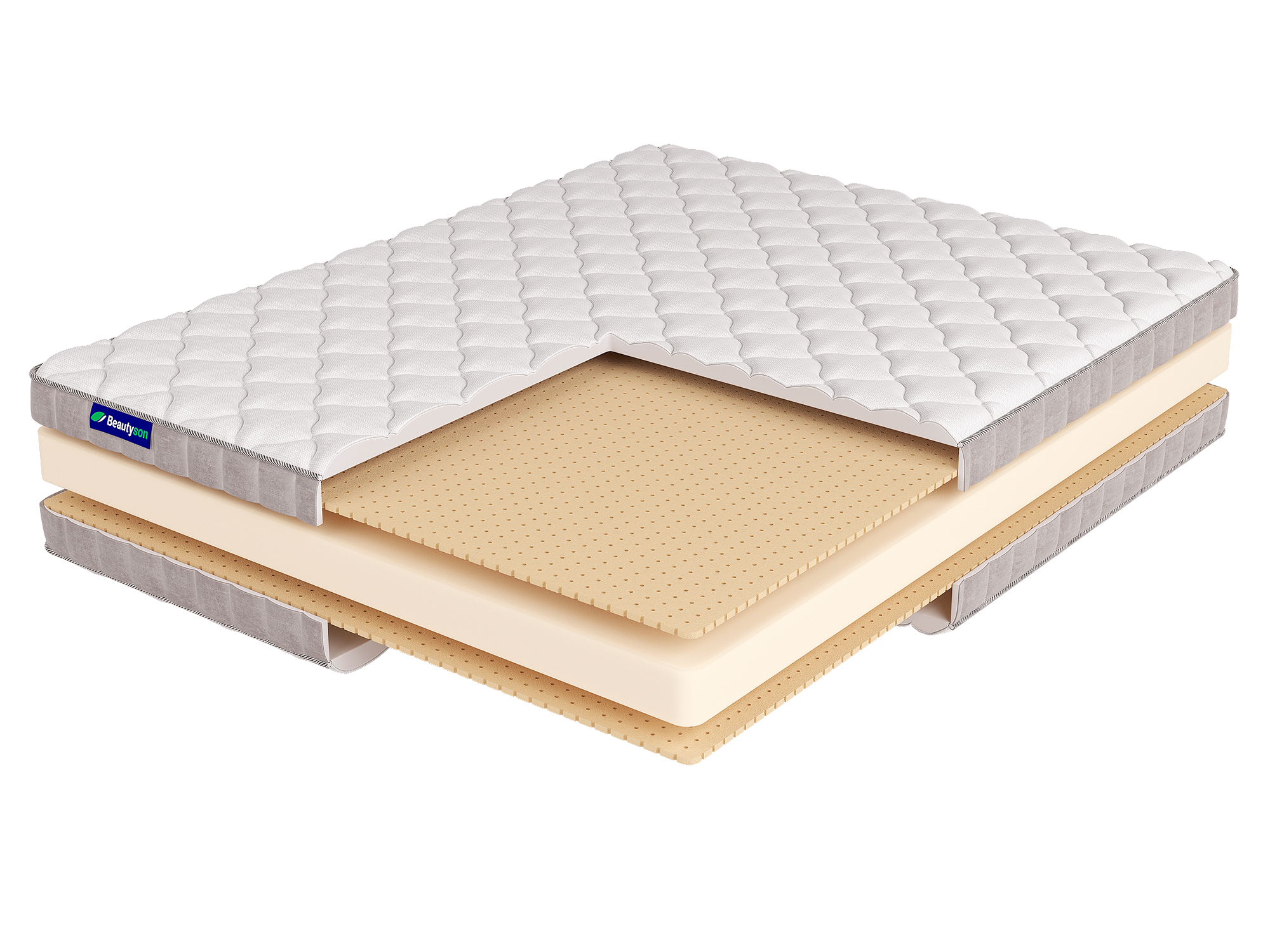 Матрас FOAM 14 Latex Double LUX 120x200 19146 умеренно-мягкой жесткости высотой 18 см